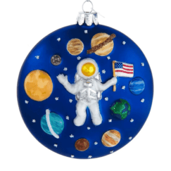 Astronaut With Planets Ornament