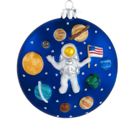 Astronaut with Planets Ornament