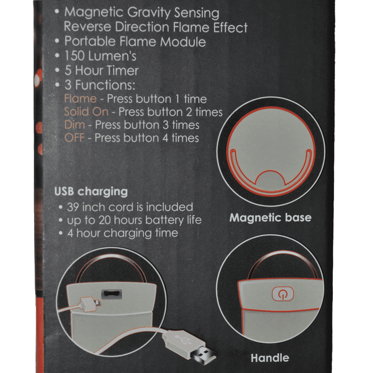 FireGLOW® Multi Function Light Christmas Store