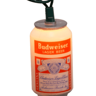 Vintage Budweiser® Can Light Set