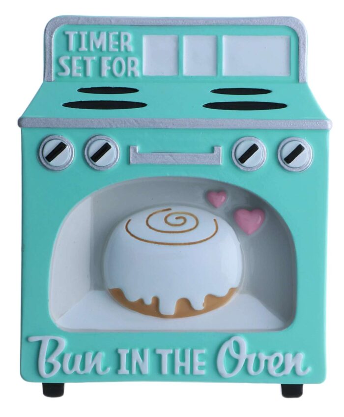 Bun in the Oven Ornament Personalized