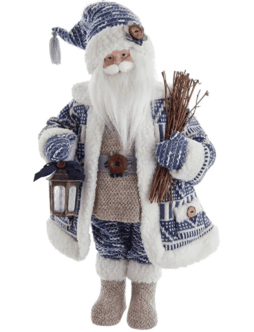 Casual Indigo Country Santa