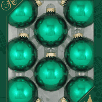 Emerald Green Ball Ornaments