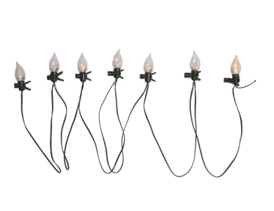 Flicker Flame Led Light Set with Clips