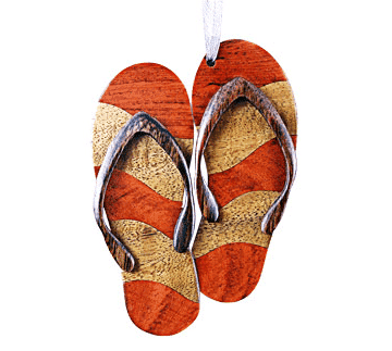 Flip Flops Intarsia Ornament