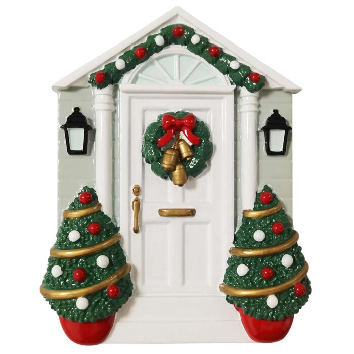 Golden Bells Door Ornament Personalized