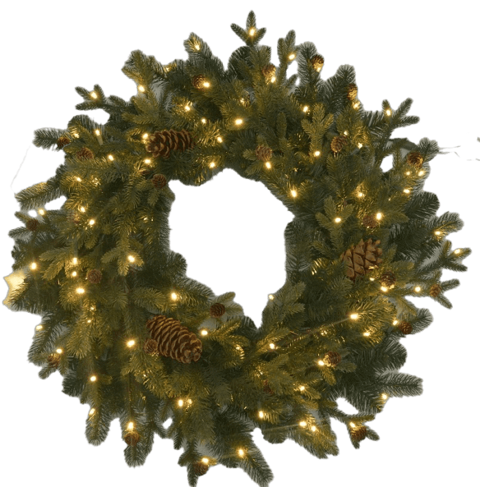 LED Grand Majestic Wreaths or Garland by St. Nicks™️