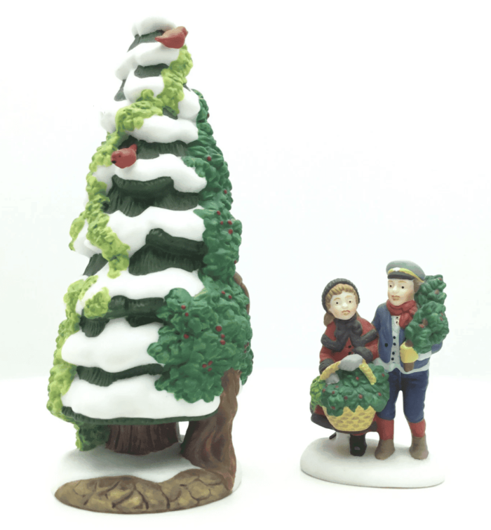 the Holly  the Ivy Dept 56 Rare Retired Dickens Village Pre owned