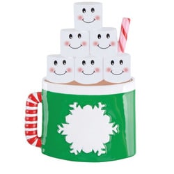 Hot Cocoa Marshmallow Mug Family Ornaments Click for More Sizes