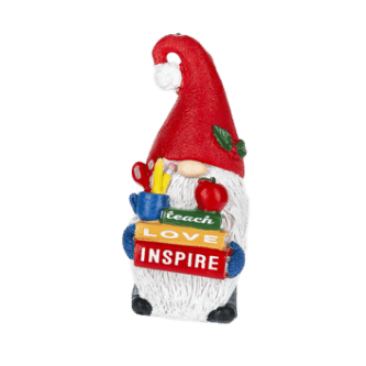 Teach Love Inspire Gnome Teacher Ornament