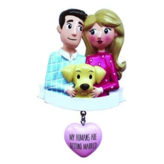 My Humans Getting Married Ornament Personalized