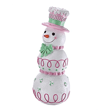 Pastel Snowman Outdoor Decor