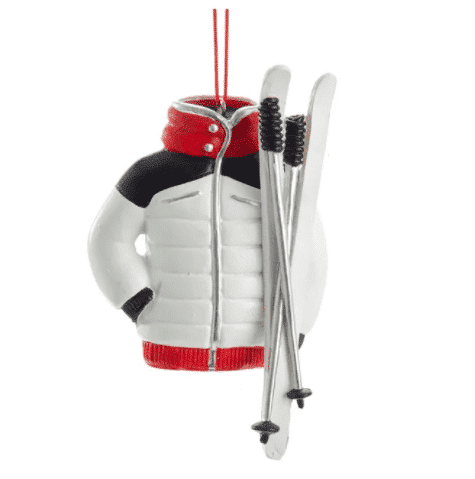 Puffer Ski Jacket Ornament Personalize