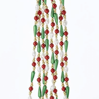 Beaded Garland Round and Water Drop