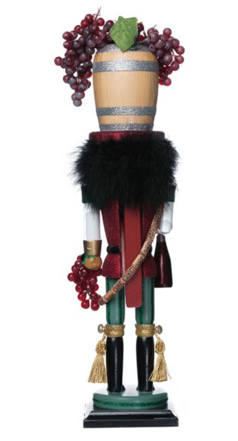 Hollywood™ Wine Barrel Hat Nutcracker