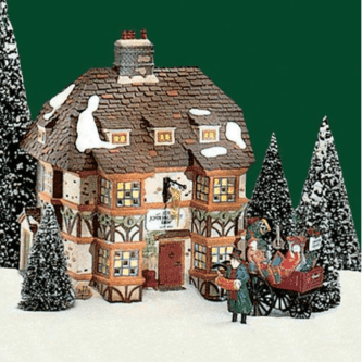 Dept. 56 Rare Retired Dickens Village Sir John Falstaff Inn Pre-Owned