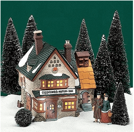 Dept 56 Rare Retired Dickens Village Giggelswick Mutton  Ham Pre owned