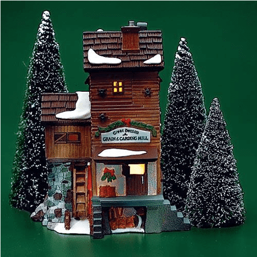 Dept 56 Rare Retired Dickens Village Great Denton Mill Pre owned