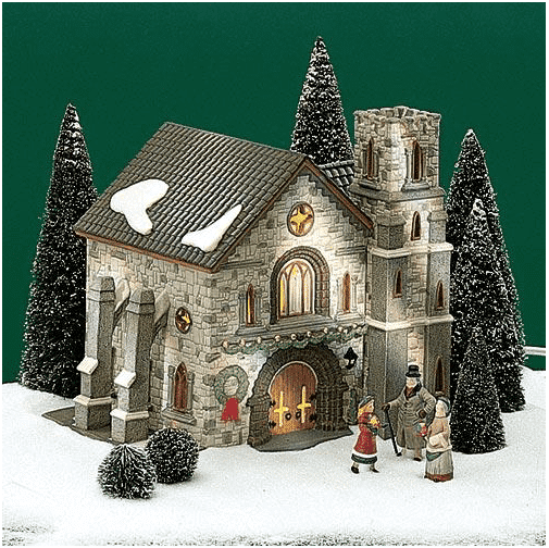 Dept 56 Rare Retired Dickens Village Whittlesbourne Church Pre owned