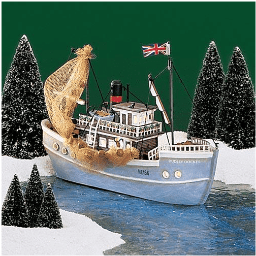 Dept 56 Rare Retired Dickens Village Dudley Docker Pre owned