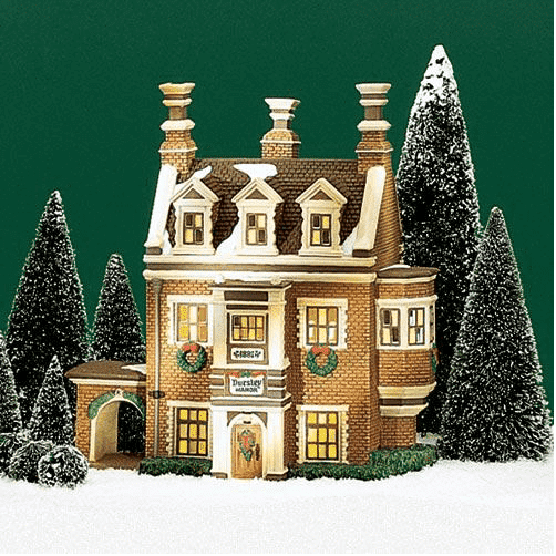 Dept 56 Rare Retired Dickens Village Dursley Manor Pre owned