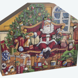 Santa's Throne Advent Byers' Choice