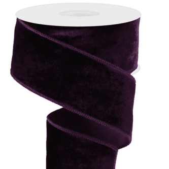 Purple Elegant Velvet Ribbon