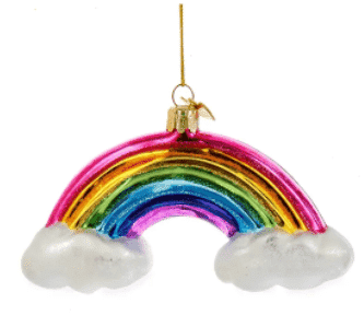 Shiny Rainbow Ornament