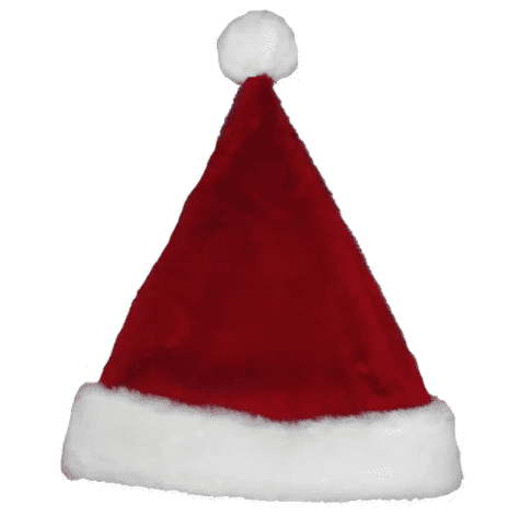 Traditional Santa Hat with White Cuff