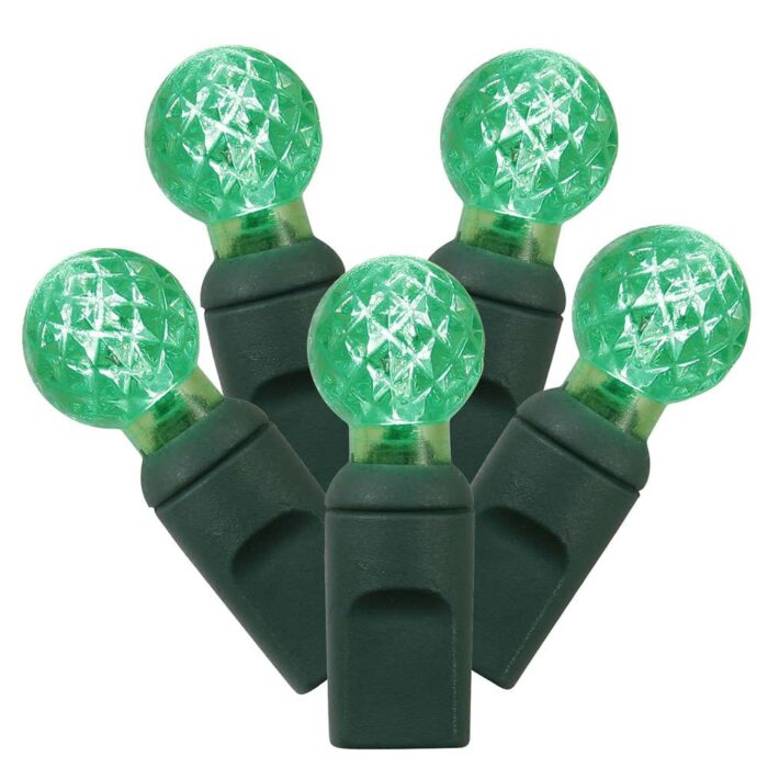 50 Bulb Berry LED G12 Light Sets Green