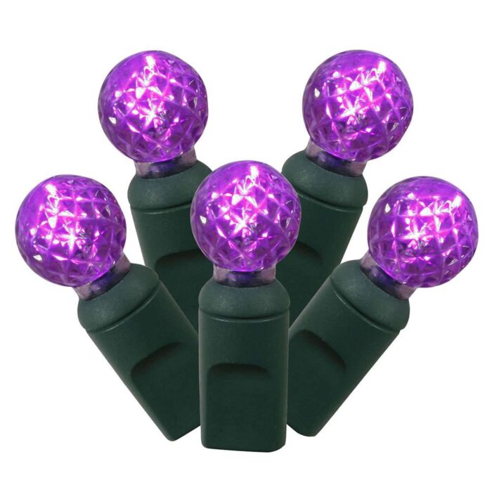 50 Bulb Berry LED G12 Light Sets Purple