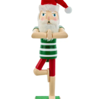 Yoga Santa Nutcracker