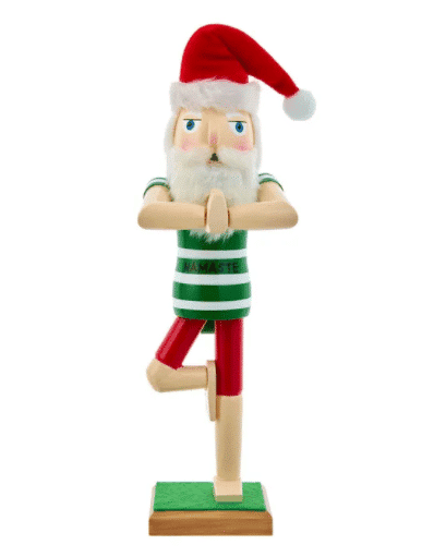 Yoga Santa Nutcracker