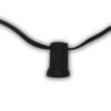 C9 G50 Black 25 Light Socket Strand