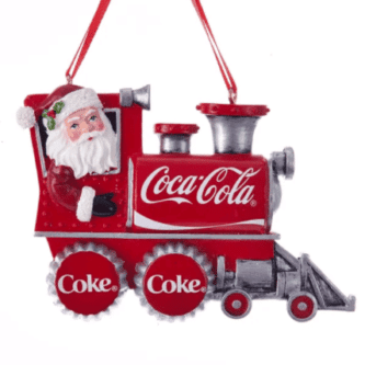 Coca-Cola® Santa Train Ornament