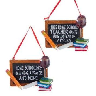 Home School Teacher Motivation Ornaments