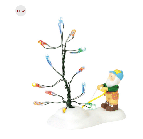 Dept 56 North Pole Village Testing the Twinkle