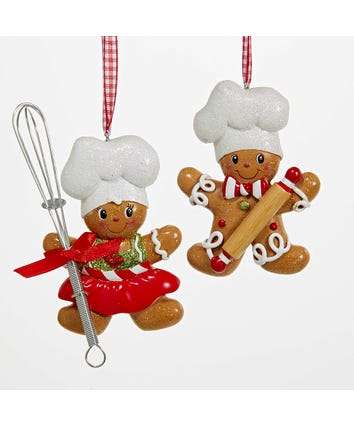 Gingerbread Chef Ornaments