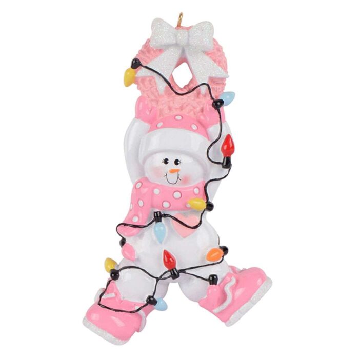 Baby Wrapped In Lights Ornaments