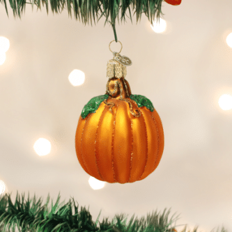 Old World Christmas Blown Glass Pumpkin Ornament