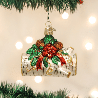 Yule Log Ornament Old World Christmas