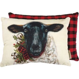 Holiday Sheep Pillow