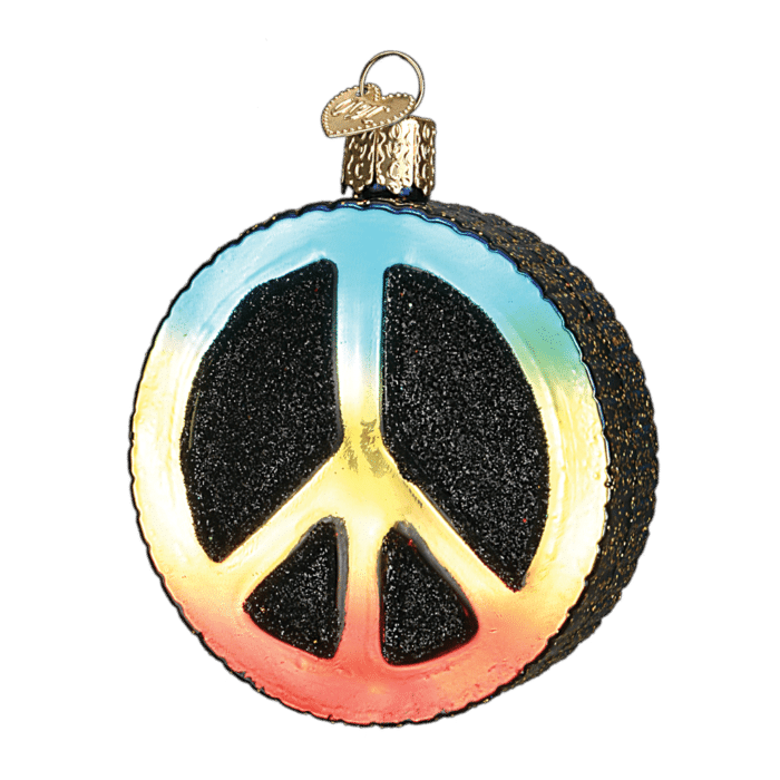 Peace Sign Ornament Old World Christmas