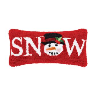 Snow Snowman Pillow