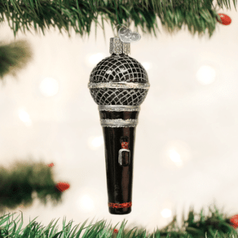 Microphone Ornament Old World Christmas