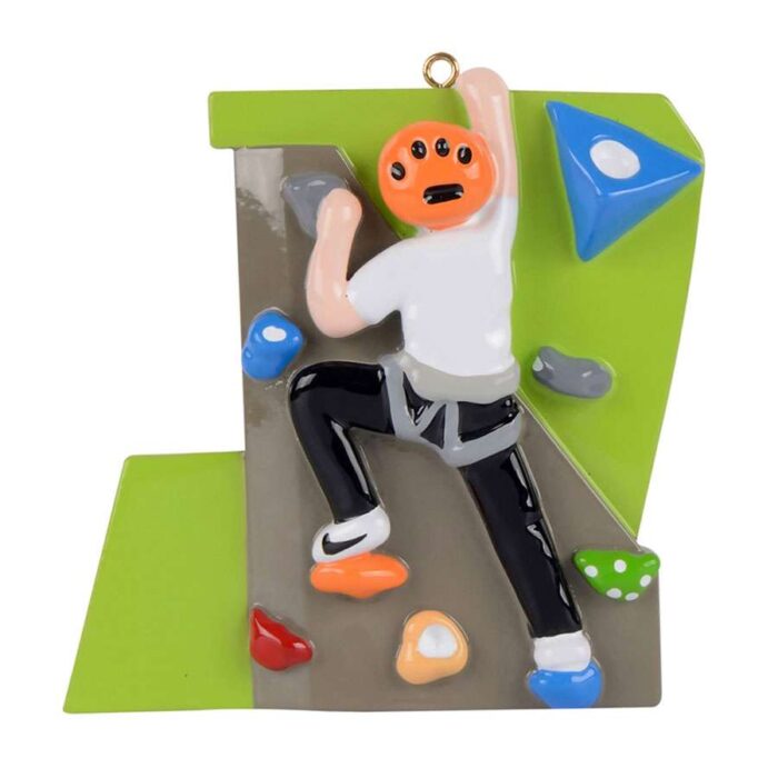 Rock Wall Climbing Ornaments Personalize