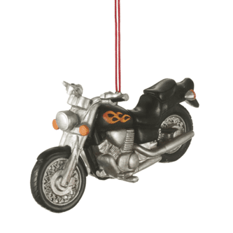 Flame Motorcycle Ornament