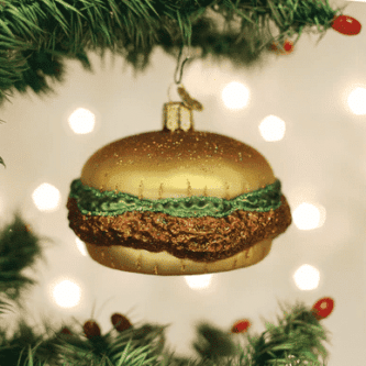 Chicken Sandwich Ornament Old World Christmas