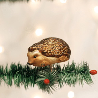Clip-on Hedge Hog Ornament Old World Christmas