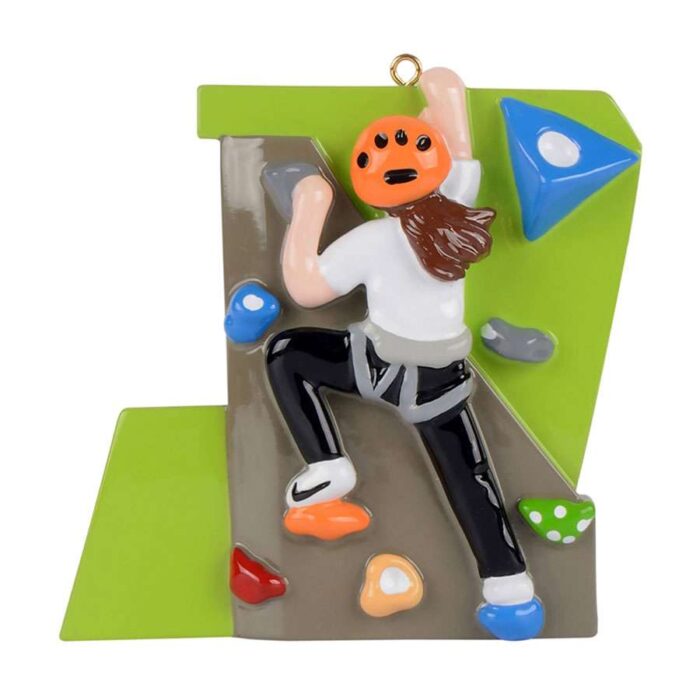 Rock Wall Climbing Ornaments Personalize